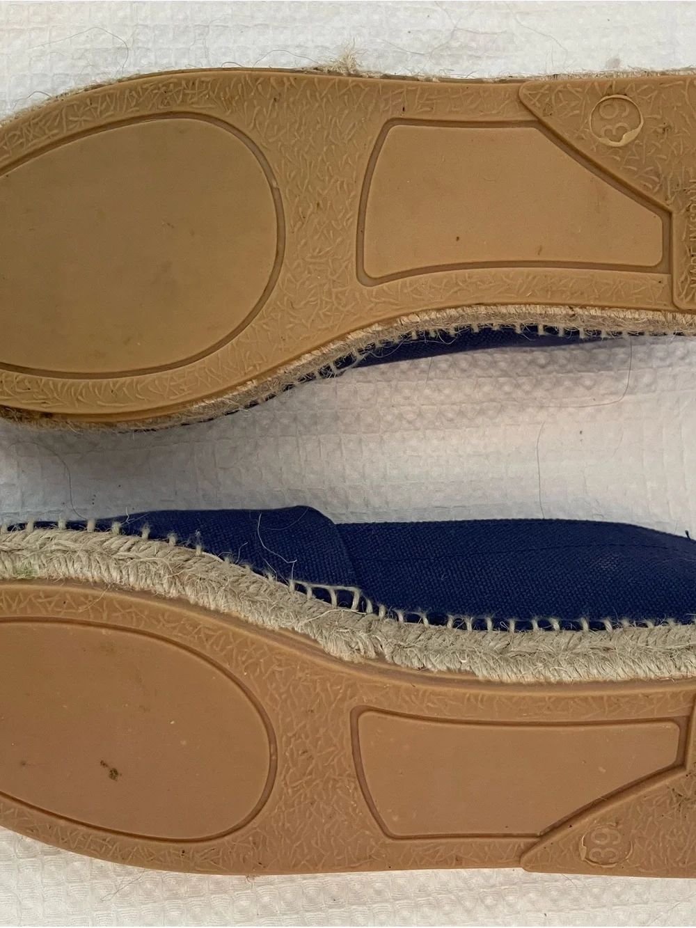 Classic Women's Navy Espadrille Slip-Ons